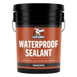 Liquid Rubber Waterproof Sealant, 5 Gal. Black