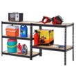 Edsal 5-Tier Steel Garage Storage Shelving Unit in Black Powder Coat (72 in. H x 36 in. W x 18 in. D)