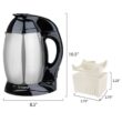 Tribest Soybella Black Stainless Steel Soy and Nutmilk Maker