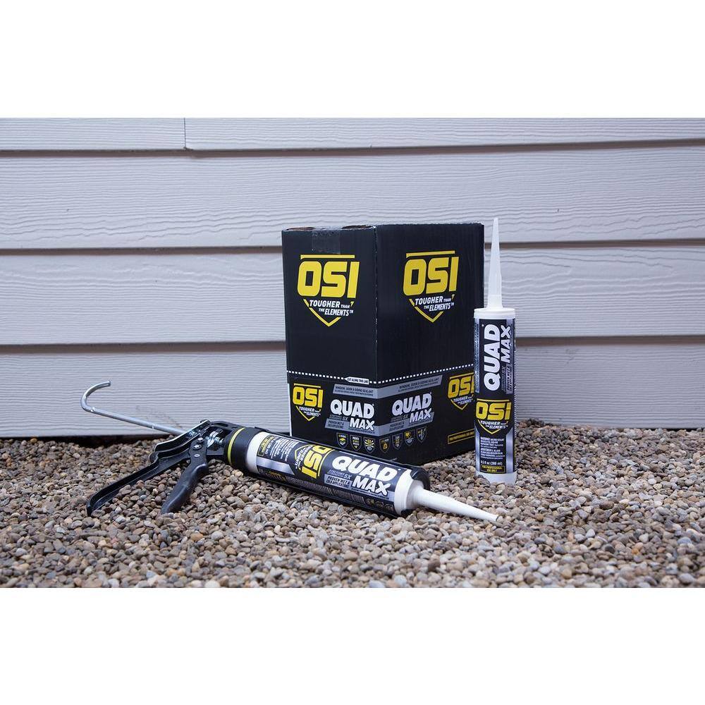 OSI QUAD Max 9.5 fl. oz. Blue #896 Exterior, Window, Door, and Siding Caulk Sealant (12-pack) OSI QUAD Max 9.5 fl. oz. Blue #896 Exterior, Window, Door, and Siding Caulk Sealant (12-pack) - Image 3