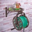 LIBERTY GARDEN 125 ft. Bronze Steel Rotating Wall Mounted Garden Hose Reel