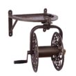LIBERTY GARDEN 125 ft. Bronze Steel Rotating Wall Mounted Garden Hose Reel