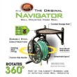 LIBERTY GARDEN 125 ft. Bronze Steel Rotating Wall Mounted Garden Hose Reel