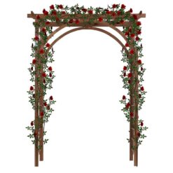 Karl home 85 in. x 63 in. Granden Wooden Arbor