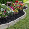 Vigoro Decorative Faux Stone 90 ft. x 2.7 in. Brown Plastic No-Dig Landscape Edging Kit Vigoro Decorative Faux Stone 90 ft. x 2.7 in. Brown Plastic No-Dig Landscape Edging Kit