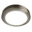 Decorative Brushed Nickel 80 CFM Ceiling Bathroom Exhaust Fan with LED Light