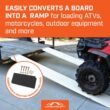 CargoSmart 12 in. Aluminum Truck Loading Ramp Plate Kit (Includes 2 Ramp Plates)