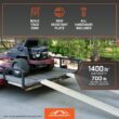 CargoSmart 12 in. Aluminum Truck Loading Ramp Plate Kit (Includes 2 Ramp Plates)