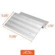 CargoSmart 12 in. Aluminum Truck Loading Ramp Plate Kit (Includes 2 Ramp Plates)