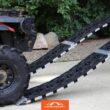 CargoSmart 12 in. W x 90 in. L 750 lb. Capacity Hybrid S-Curve Centerfold Truck Loading Ramp (Includes 1 Ramp)