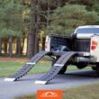 CargoSmart 12 in. W x 90 in. L 750 lb. Capacity Hybrid S-Curve Centerfold Truck Loading Ramp (Includes 1 Ramp)