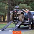CargoSmart 12 in. W x 90 in. L 750 lb. Capacity Hybrid S-Curve Centerfold Truck Loading Ramp (Includes 1 Ramp)