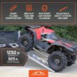 CargoSmart 12 in. W x 78 in. L 1250 lbs. Capacity Aluminum Straight Fixed Truck Loading Ramp with Treads (Includes 2 Ramps)