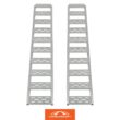 CargoSmart 12 in. W x 78 in. L 1250 lbs. Capacity Aluminum Straight Fixed Truck Loading Ramp with Treads (Includes 2 Ramps)