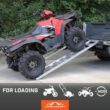 CargoSmart 12 in. W x 78 in. L 1250 lbs. Capacity Aluminum Straight Fixed Truck Loading Ramp with Treads (Includes 2 Ramps)