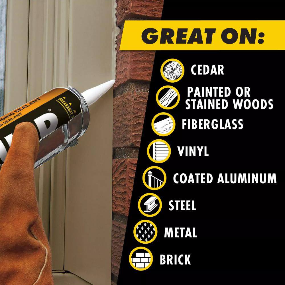OSI QUAD Advanced 10 oz. Clear #000 Exterior, Window, Door, and Siding Caulk Sealant (12-pack) OSI QUAD Advanced 10 oz. Clear #000 Exterior, Window, Door, and Siding Caulk Sealant (12-pack) - Image 3