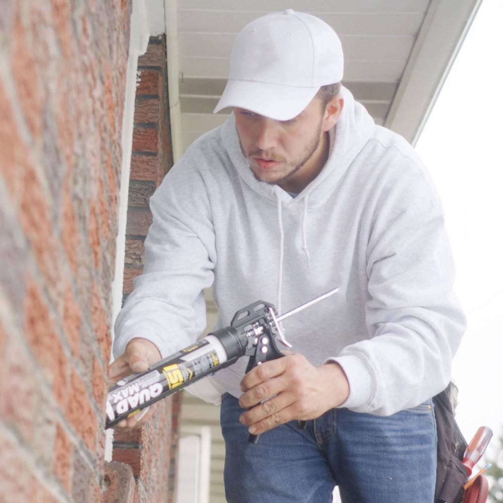OSI QUAD Max 9.5 fl. oz. Clear #000 Exterior, Window, Door, and Siding Caulk Sealant (12-pack) OSI QUAD Max 9.5 fl. oz. Clear #000 Exterior, Window, Door, and Siding Caulk Sealant (12-pack) - Image 12