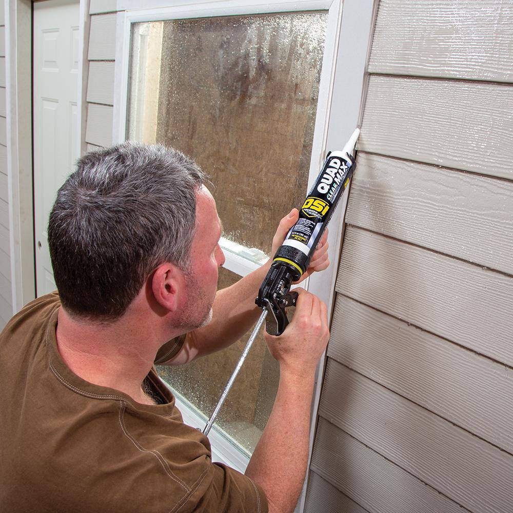 OSI QUAD Max 9.5 fl. oz. Clear #000 Exterior, Window, Door, and Siding Caulk Sealant (12-pack) OSI QUAD Max 9.5 fl. oz. Clear #000 Exterior, Window, Door, and Siding Caulk Sealant (12-pack) - Image 11