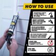 OSI QUAD Max 9.5 fl. oz. Clear #000 Exterior, Window, Door, and Siding Caulk Sealant (12-pack) OSI QUAD Max 9.5 fl. oz. Clear #000 Exterior, Window, Door, and Siding Caulk Sealant (12-pack)