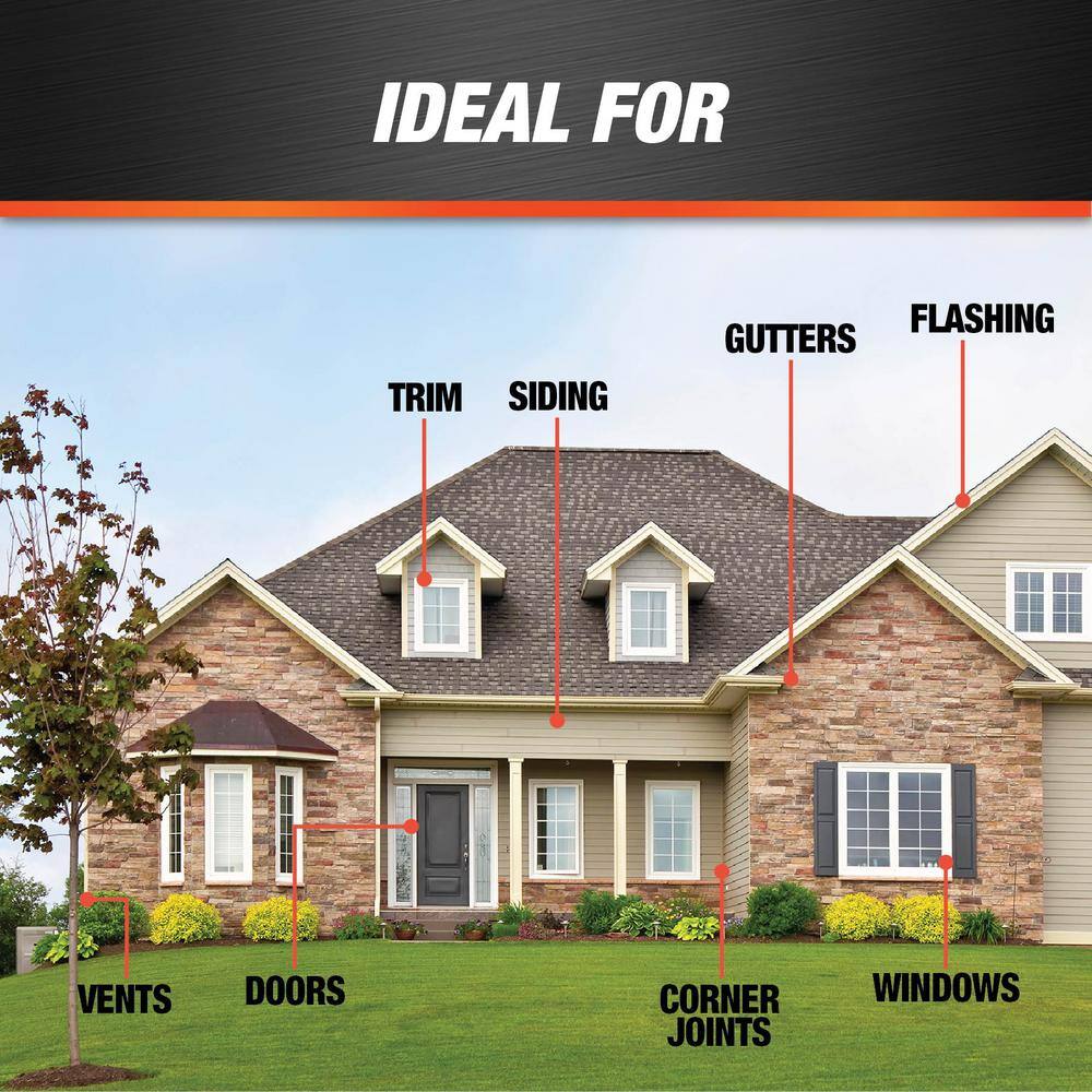 DAP Silicone Max 2.8 oz. Clear Premium Window, Door and Siding Silicone Sealant (12-Pack) DAP Silicone Max 2.8 oz. Clear Premium Window, Door and Siding Silicone Sealant (12-Pack) - Image 4