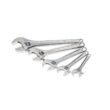Crescent 6 in., 8 in., 10 in., 12 in., and 15 in. Chrome Adjustable Wrench Set (5-Piece)