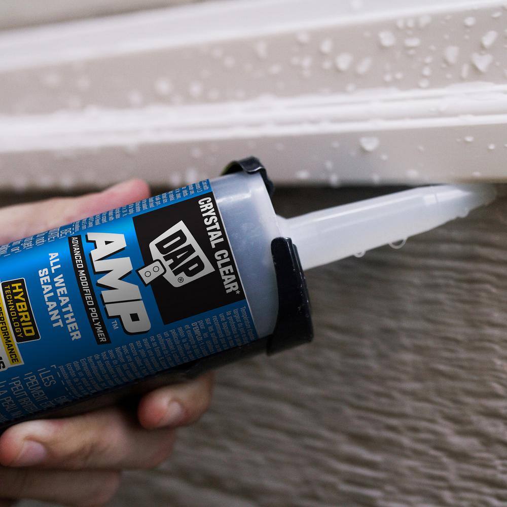 DAP AMP Advanced Modified 9 oz. Crystal Clear Polymer All Weather Window, Door and Siding Sealant (12-Pack) DAP AMP Advanced Modified 9 oz. Crystal Clear Polymer All Weather Window, Door and Siding Sealant (12-Pack) - Image 4