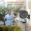 Giraffe Tools Garden Retractable Hose Reel-1/2 in.-78 ft. Wall Mounted, Dark Grey, Metal Bracket