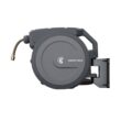 Giraffe Tools AW4012US Garden Retractable Hose Reel-1/2 in.-130 ft., Wall Mounted, Dark Grey
