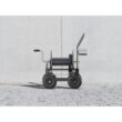 Giraffe Tools Heavy-Duty Industrial Hose Reel Cart with Wheels, 5/8 in. to 250 ft. Hose Capacity, Hose Guide Installed