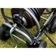 Giraffe Tools Heavy-Duty Industrial Hose Reel Cart with Wheels, 5/8 in. to 250 ft. Hose Capacity, Hose Guide Installed