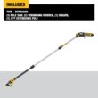 DEWALT 20V MAX 8in. Cordless Battery Powered Pole & Chainsaw with 8in. Bar & Chain (34 Link)