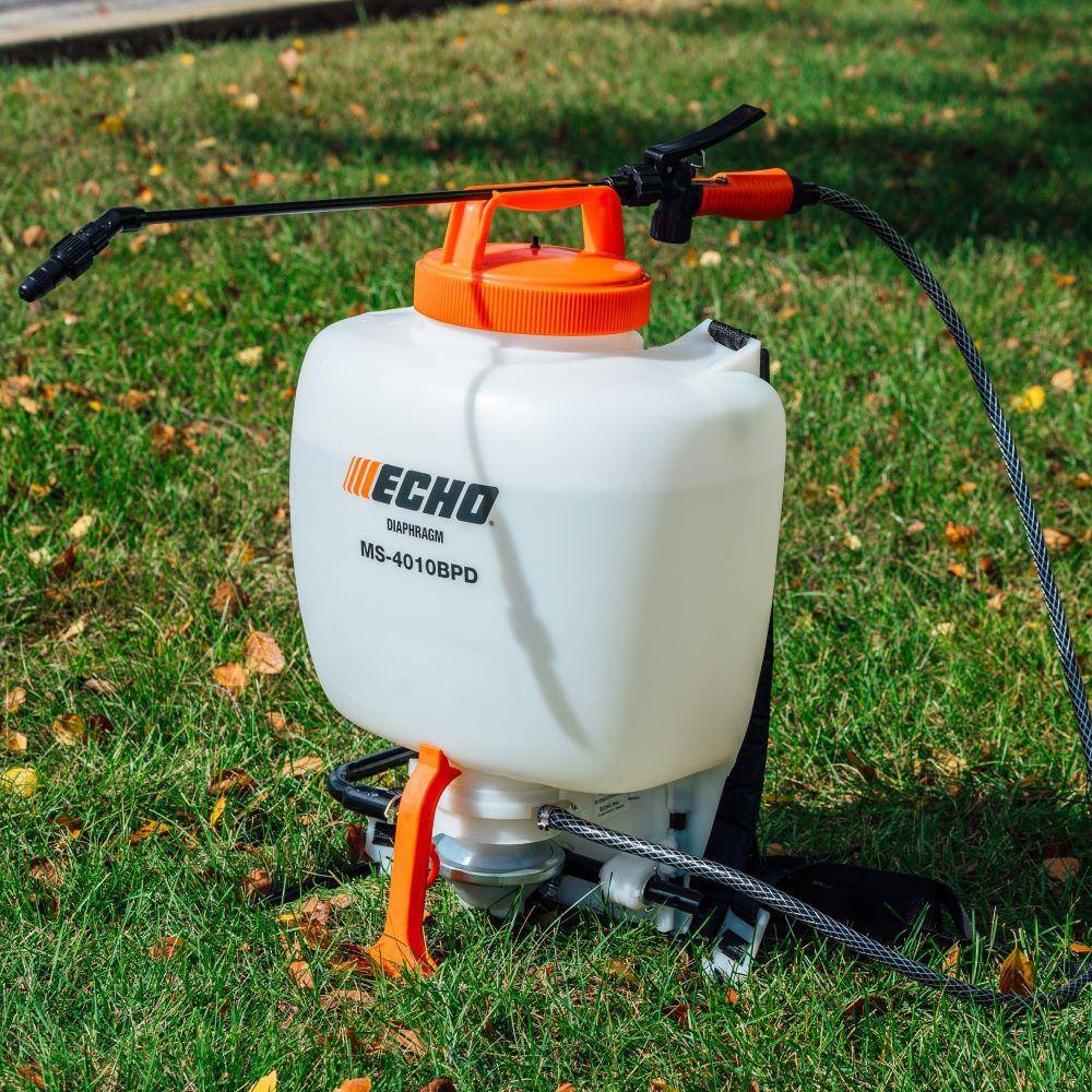 ECHO 4 Gal. Multi-Purpose Backpack Manual Sprayer with Quick Pressurizing Diaphragm Pump and 50 in. Hose with 21 in. Wand ECHO 4 Gal. Multi-Purpose Backpack Manual Sprayer with Quick Pressurizing Diaphragm Pump and 50 in. Hose with 21 in. Wand - Image 2