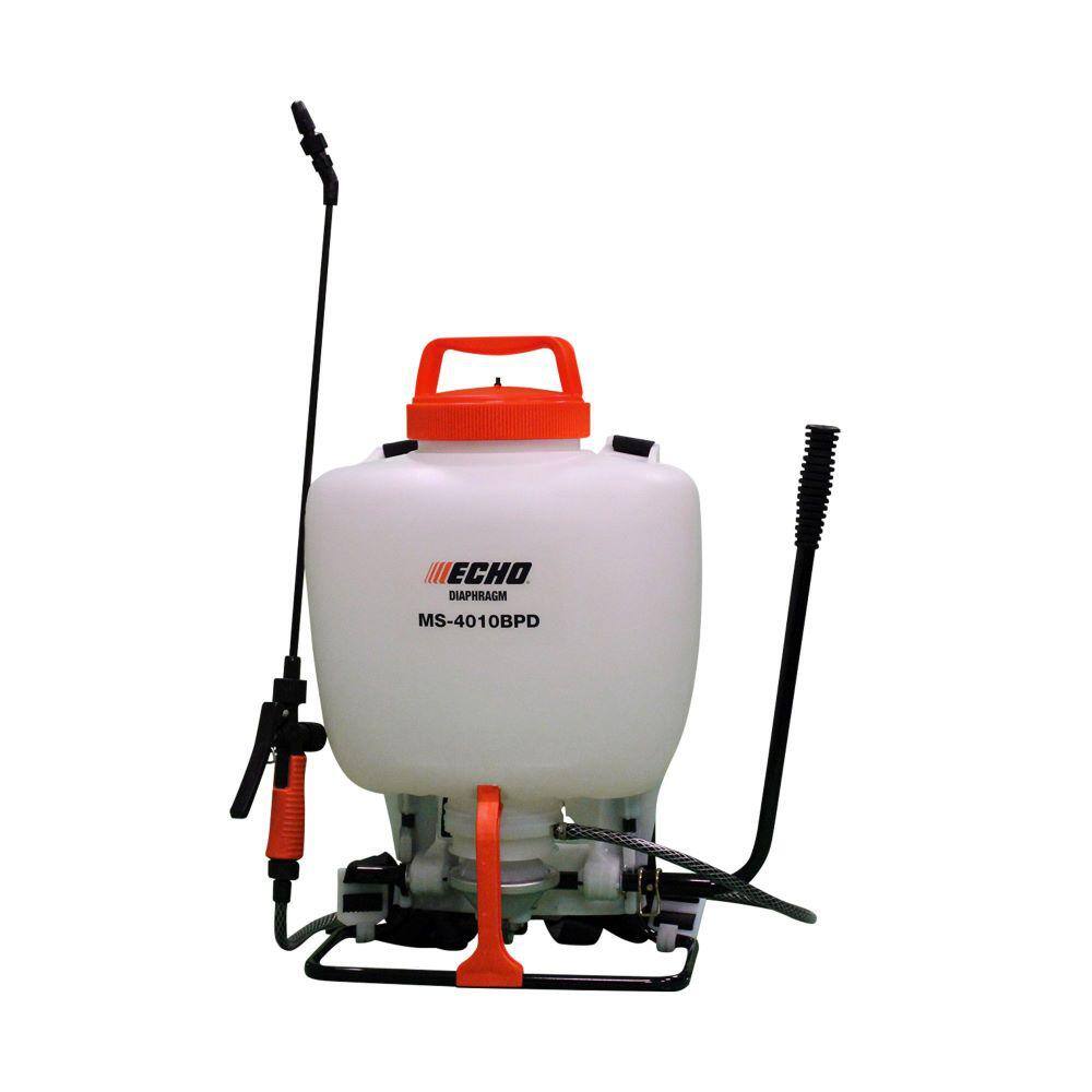 ECHO 4 Gal. Multi-Purpose Backpack Manual Sprayer with Quick Pressurizing Diaphragm Pump and 50 in. Hose with 21 in. Wand ECHO 4 Gal. Multi-Purpose Backpack Manual Sprayer with Quick Pressurizing Diaphragm Pump and 50 in. Hose with 21 in. Wand