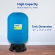 Express Water tankRO - RO Water Filtration System Expansion Tank - 30 Gal. Water Capacity - Reverse Osmosis Storage Pressure Tank
