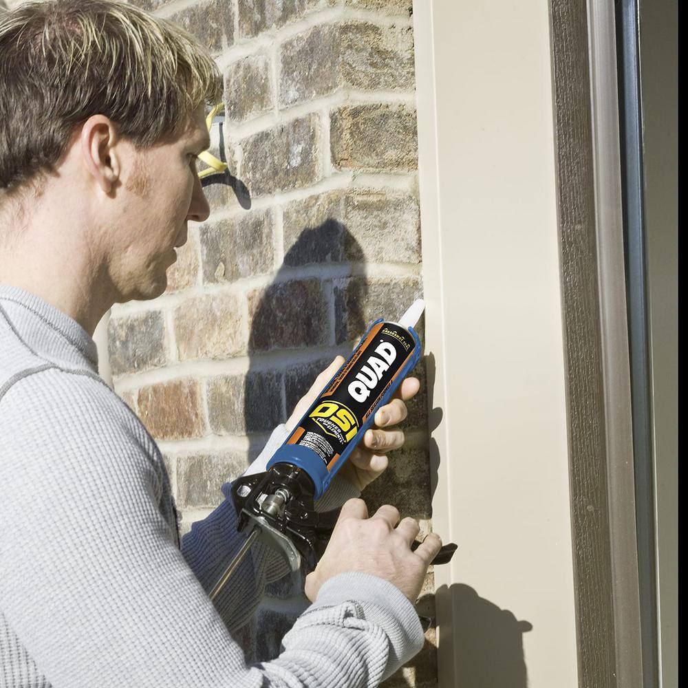 OSI QUAD Advanced 10 oz. Gray #517 Exterior, Window, Door, and Siding Caulk Sealant (12-pack) OSI QUAD Advanced 10 oz. Gray #517 Exterior, Window, Door, and Siding Caulk Sealant (12-pack) - Image 6