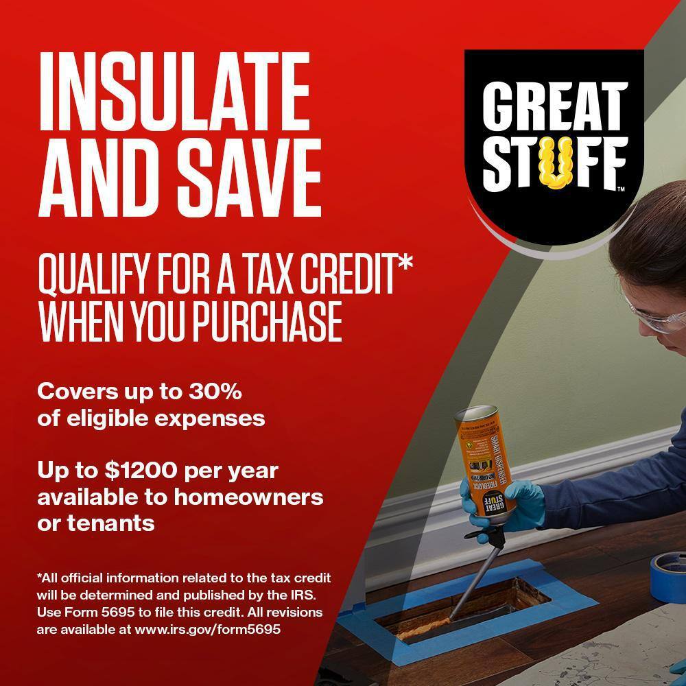 GREAT STUFF 12 oz. Gaps and Cracks Insulating Spray Foam Sealant (20 Pack) GREAT STUFF 12 oz. Gaps and Cracks Insulating Spray Foam Sealant (20 Pack) - Image 8