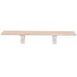 HARDWOOD REFLECTIONS The Quick Bench 4 ft. Folding Workbench UV Finish