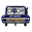 STEALTH Air Compressor 1 Gallon, 1/2HP Max 125 PSI, Induction Motor, 0.8 CFM@90PSI, 1.3 CFM@40PSI, SAUQ-1105