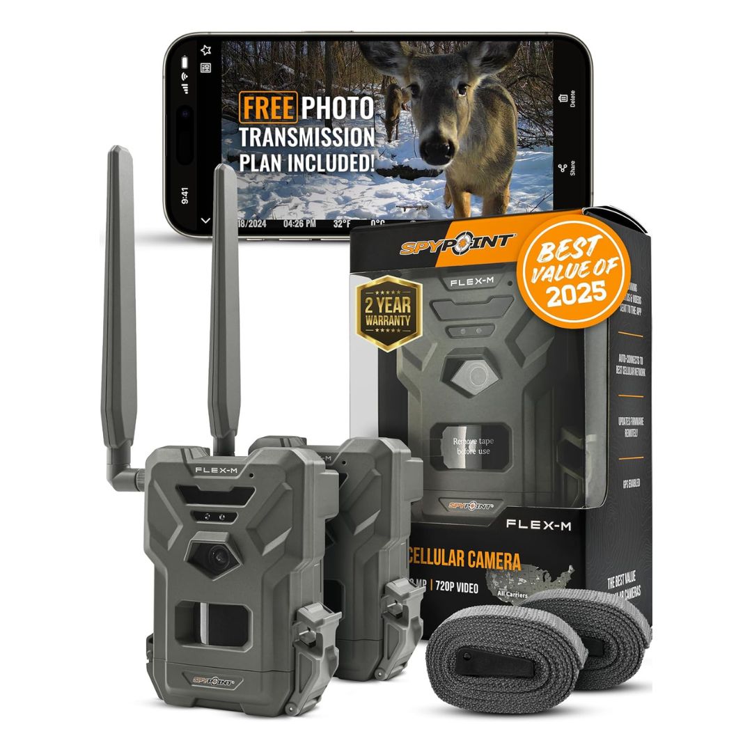 SPYPOINT Flex-M Twin Pack Cellular Trail Cameras SPYPOINT Flex-M Twin Pack Cellular Trail Cameras