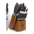 HOSHANHO 16-Piece Knife Set, Japanese High Carbon Stainless Steel Kitchen Knife Set, Ultra Sharp Chef Knife Block Set with Sharpener