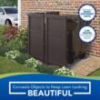 Suncast Wicker 44 in. Resin Screen Enclosure