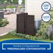 Suncast Wicker 44 in. Resin Screen Enclosure
