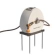 Giraffe Tools Ground-Mounted Retractable Hose Reel-1/2 in.-82 ft. Light Grey