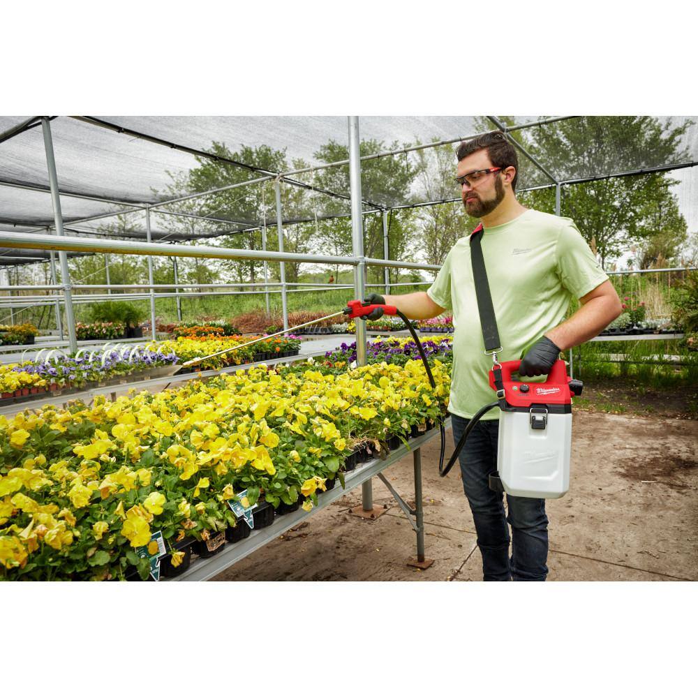 Milwaukee M12 12-Volt 1 Gal. Lithium-Ion Cordless Handheld Sprayer Kit with 2.0 Ah Battery, Charger, Extra 1 Gal. Tank Milwaukee M12 12-Volt 1 Gal. Lithium-Ion Cordless Handheld Sprayer Kit with 2.0 Ah Battery, Charger, Extra 1 Gal. Tank - Image 4