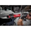 Milwaukee M12 FUEL 12V Lithium-Ion Brushless Cordless 1/2 in. Right Angle Impact Wrench Kit with Two 2.0 Ah Batteries & Inflator