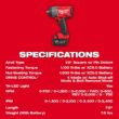 Milwaukee M18 FUEL 18V Lithium Ion Brushless Cordless 1/2 in. Impact Wrench with Friction Ring Combo Kit and Impact Socket Set