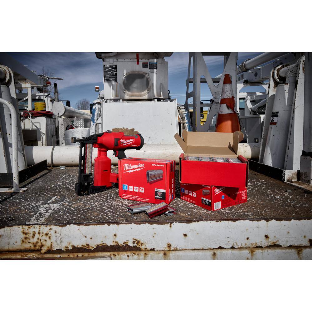 Milwaukee 2 in. 9-Gauge Galvanized Staples for M18 FUEL Utility Fencing Stapler (960 Per Box) Milwaukee 2 in. 9-Gauge Galvanized Staples for M18 FUEL Utility Fencing Stapler (960 Per Box) - Image 3