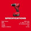 Milwaukee M18 18V Lithium-Ion Brushless Cordless Compact Drill/Impact Combo Kit (2-Tool) w/(2) 2.0 Ah Batteries, Charger, & Sander