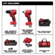 Milwaukee M18 18V Lithium-Ion Brushless Cordless Compact Drill/Impact Combo Kit (2-Tool) w/(2) 2.0 Ah Batteries w/5.0 Ah Battery