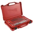 Milwaukee 1/4 in. Drive SAE/Metric Ratchet and Socket Mechanics Tool Set with 1/4 in. Drive 9 in. Extended Ratchet (51-Piece)